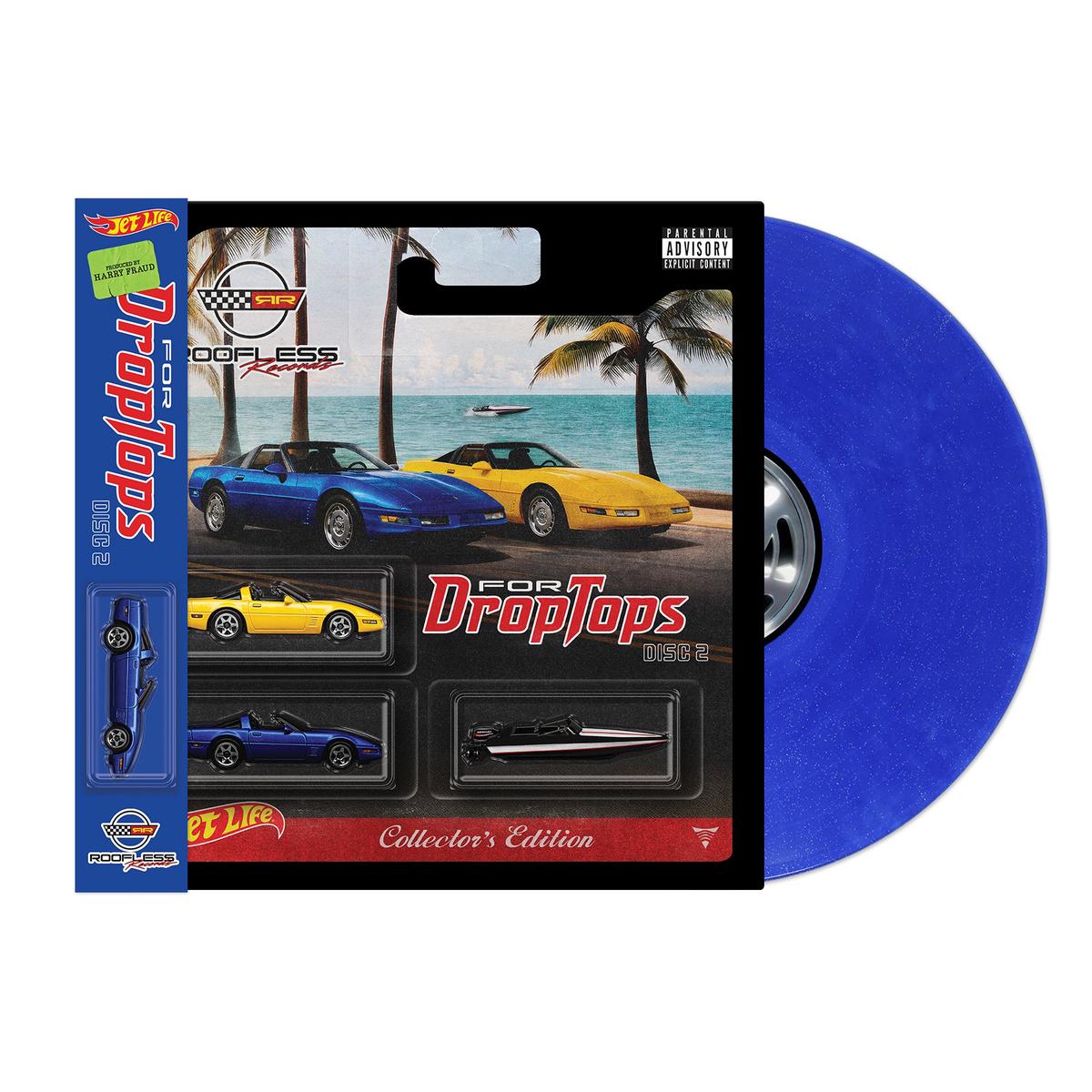 Roofless Records For Drop Tops (Metallic Blue LP w/ OBI)