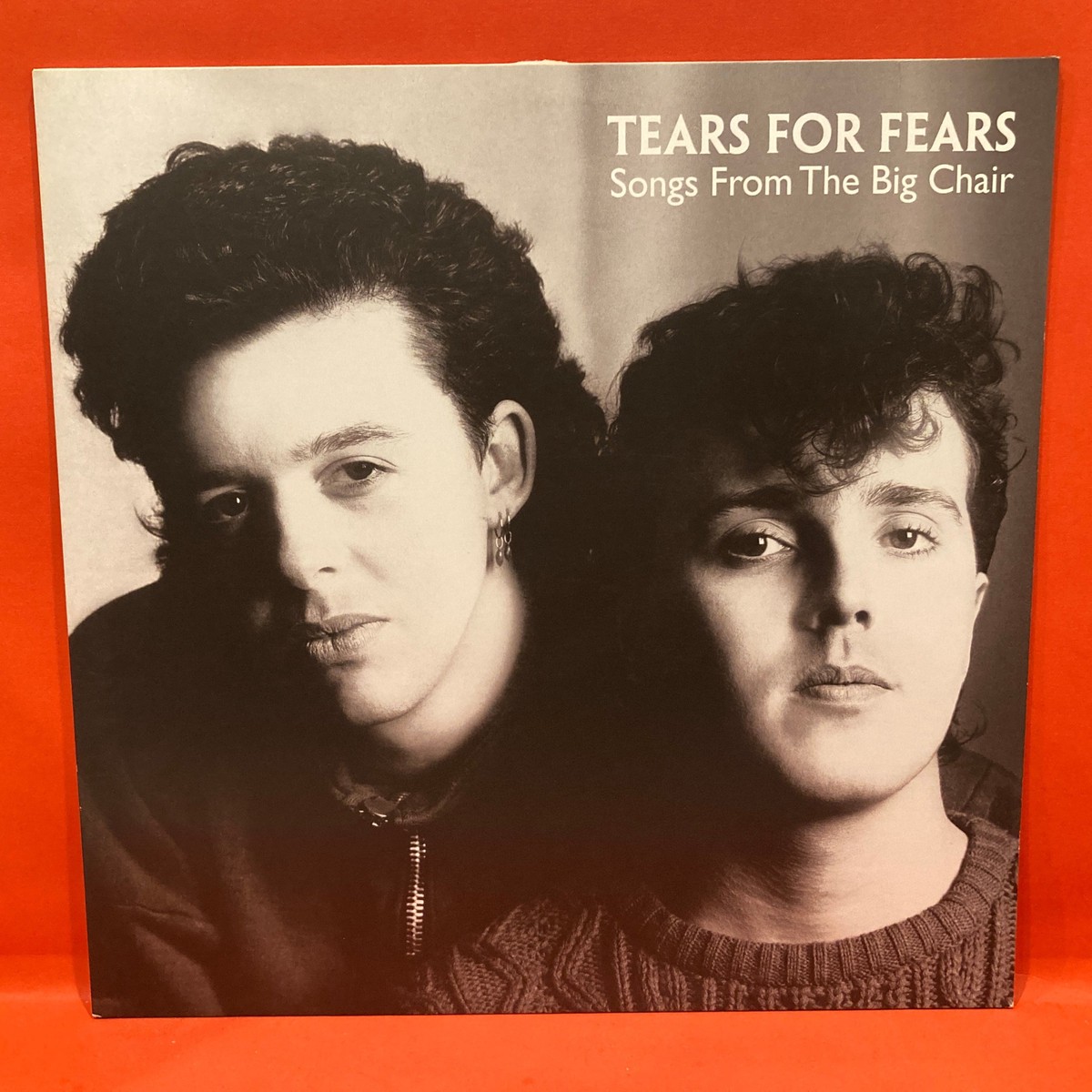 TEARS FOR FEARS - SONGS FROM THE BIG CHAIR LP - ORANGE VINYL