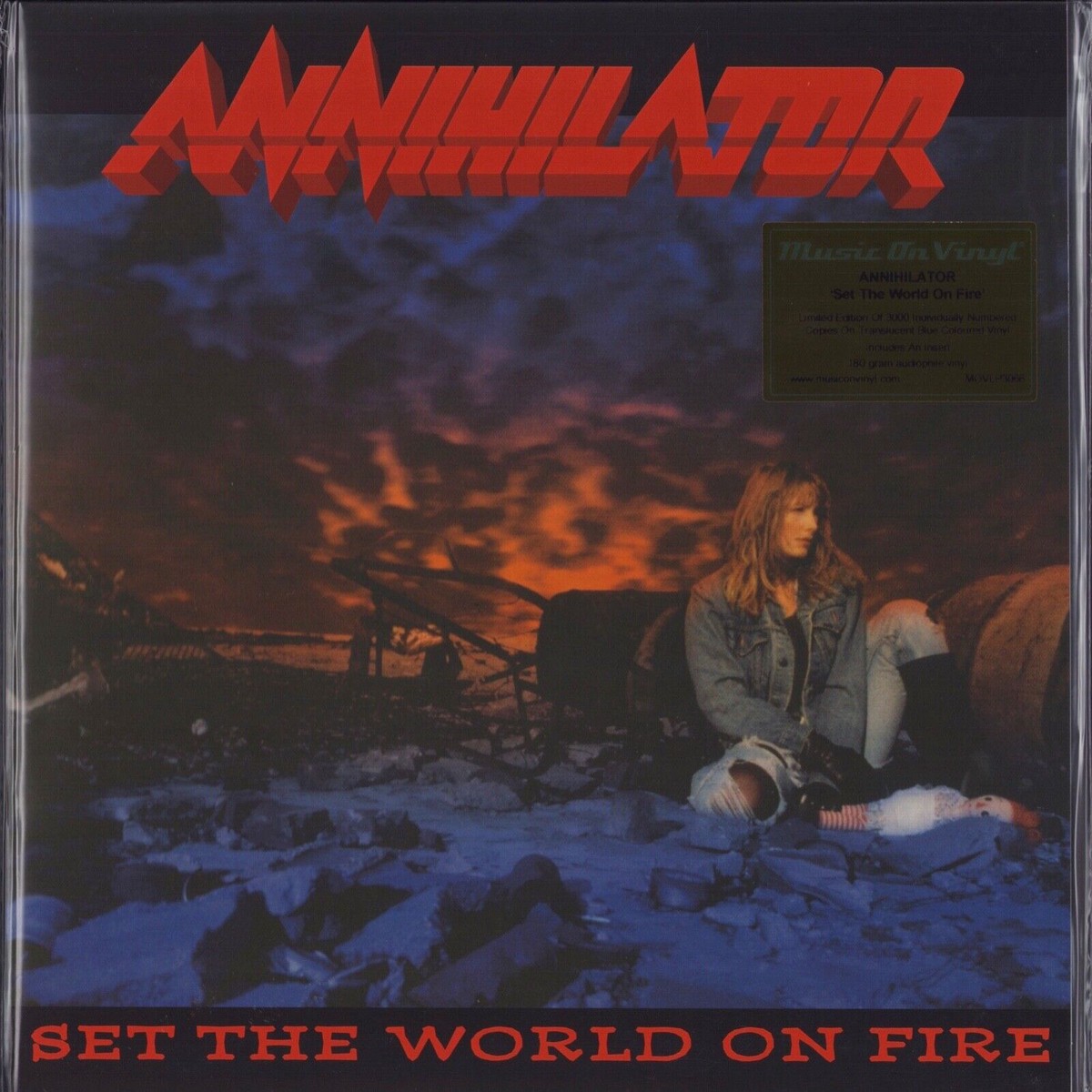 Annihilator - Set The World On Fire (Blue Translucent Vinyl LP)