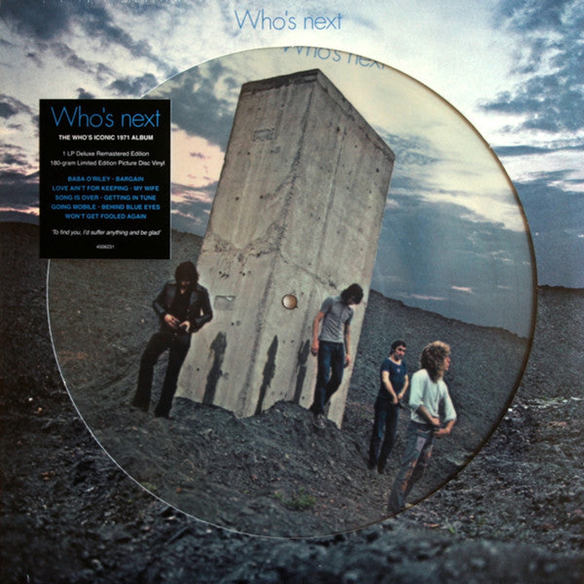 WHO - WHO'S NEXT : PICTURE DISC (REMASTERED) - LP