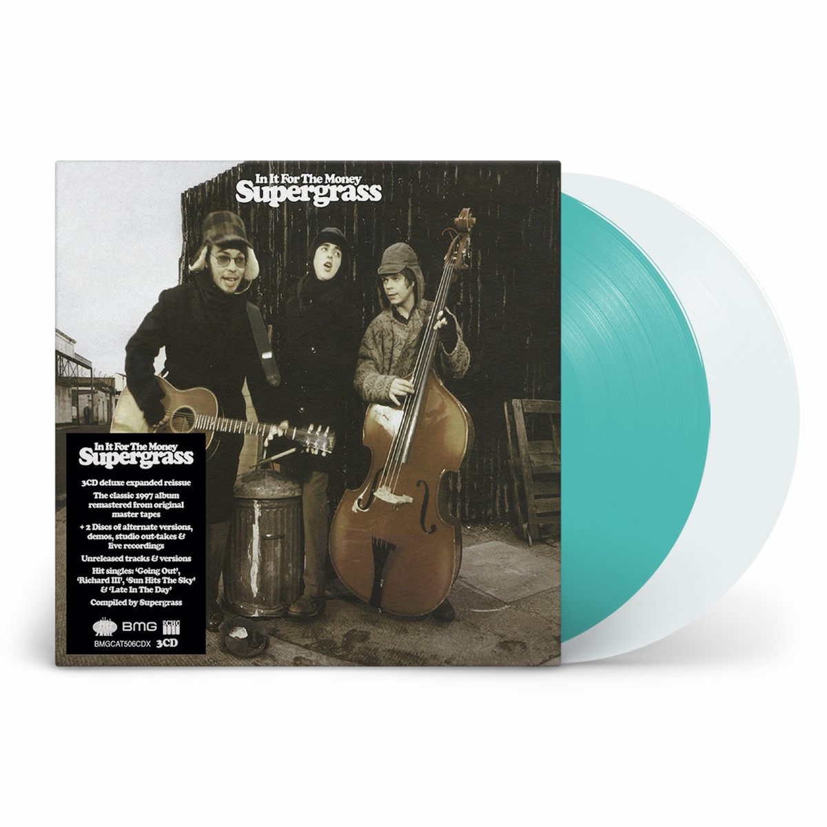 In It For The Money: Remastered Expanded Edition Turquoise Vinyl LP & White Vinyl 12"