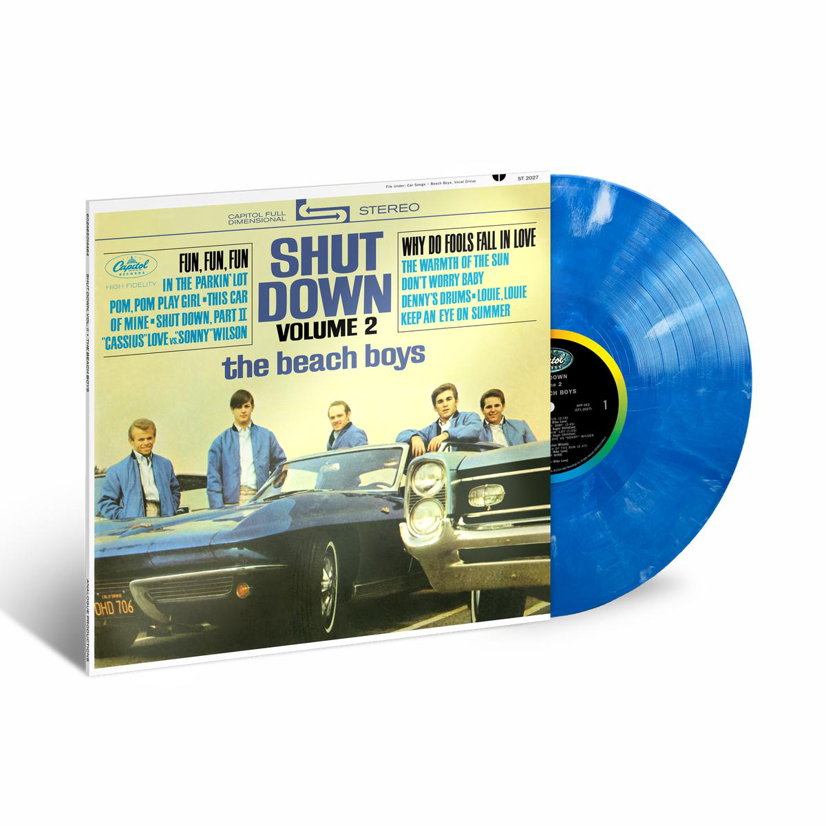 Shut Down Vol 2 Exclusive Blue 038 White Marble Vinyl LP