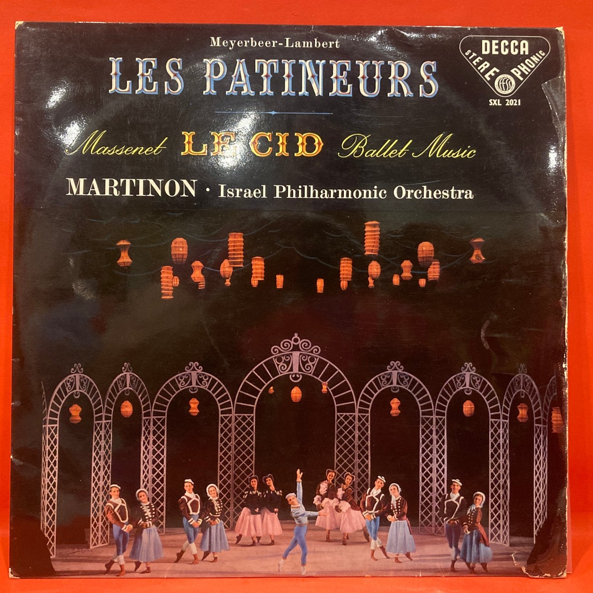 LES PATINEURS / LE CID - BALLET LP Meyerbeer-Lambert /Massenet,Martinon VINYL