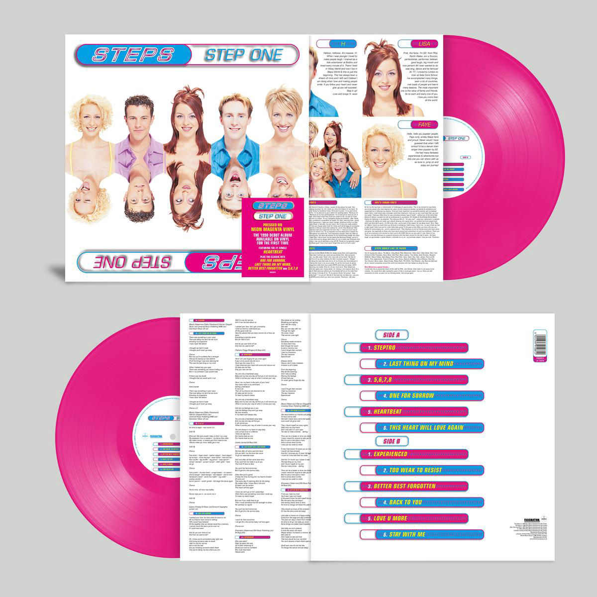 Step One Limited Neon Magenta Vinyl LP