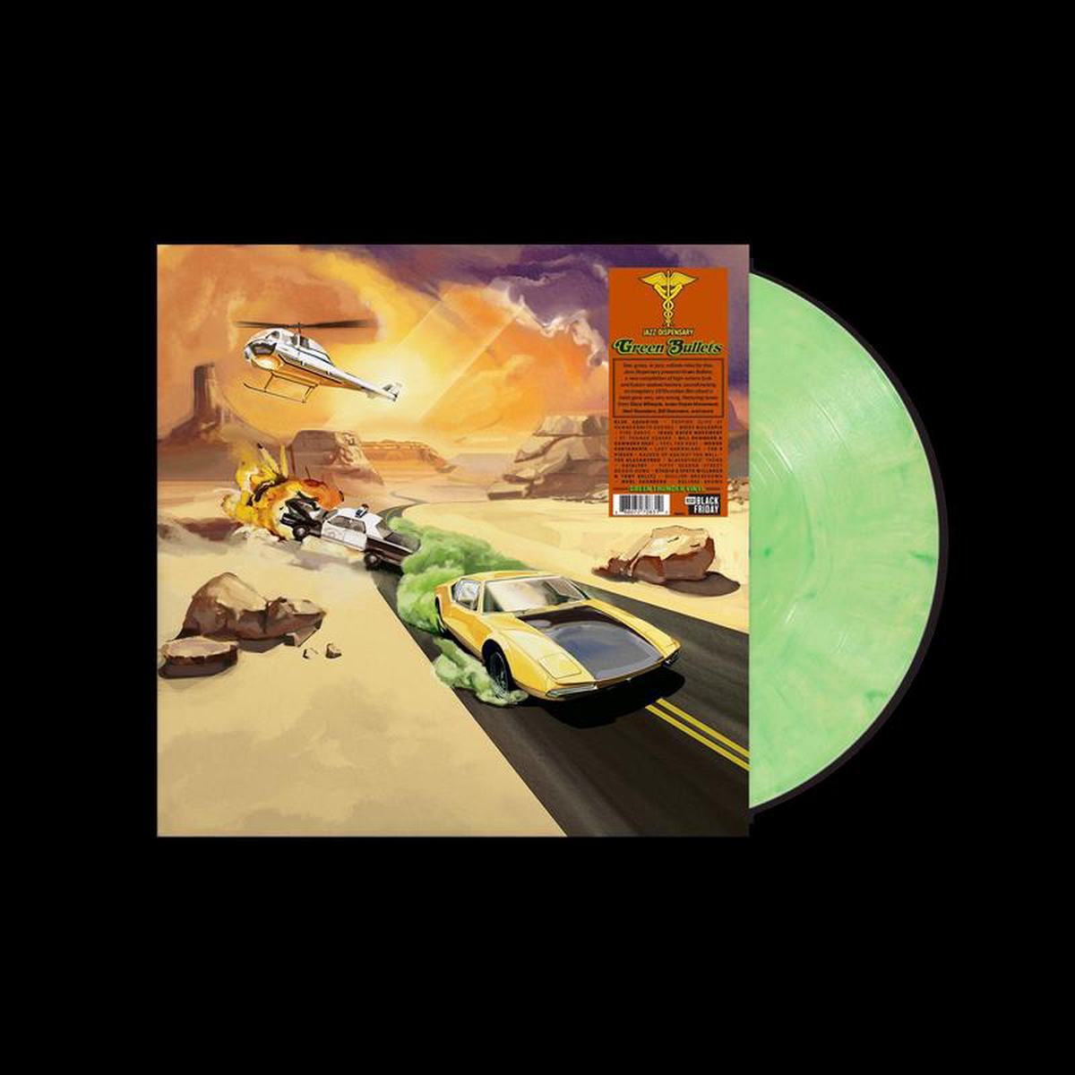 Various Artists 8211 Jazz Dispensary Green Bullets 8211 1LP 8211 Green Thunder Vinyl RSD Black Friday 2025