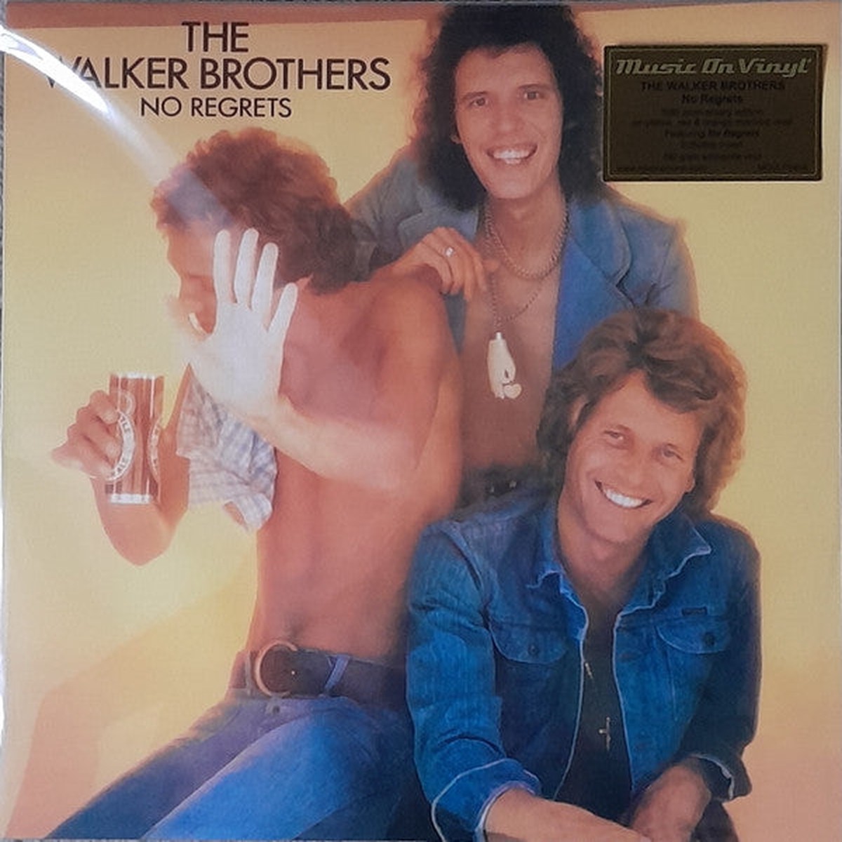 WALKER BROTHERS - NO REGRETS : YELLOW RED & ORANGE MARBLED - LP