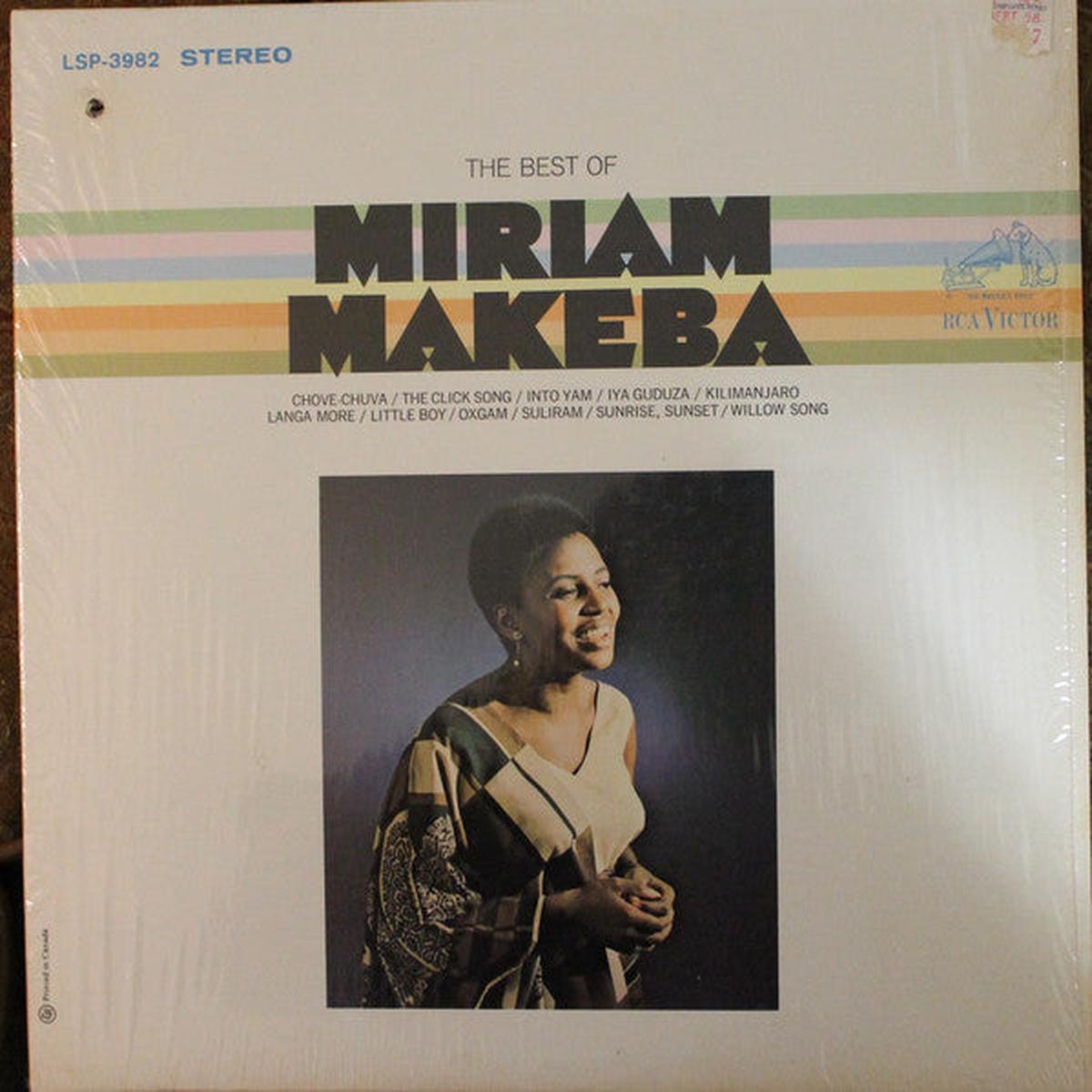 Miriam Makeba  The Best Of Miriam Makeba -1968 - Afrobeat, Folk, Vocal, African (rare vinyl)