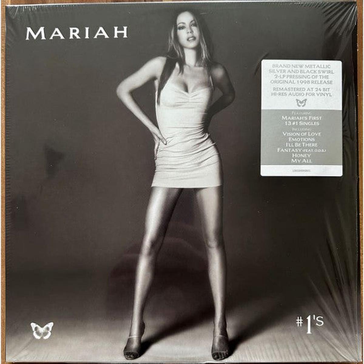 CAREY, MARIAH - #1'S : SILVER/BLACK SWIRL VINYL (2LP) - LP
