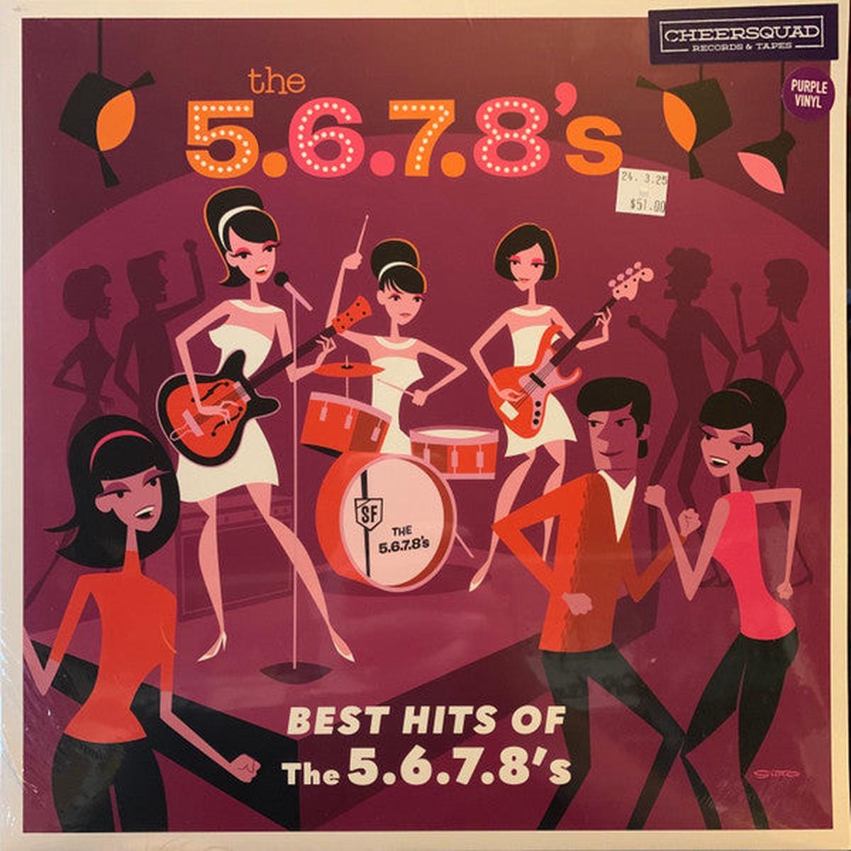 5.6.7.8'S - BEST HITS OF THE 5.6.7.8'S : PINK VINYL - LP
