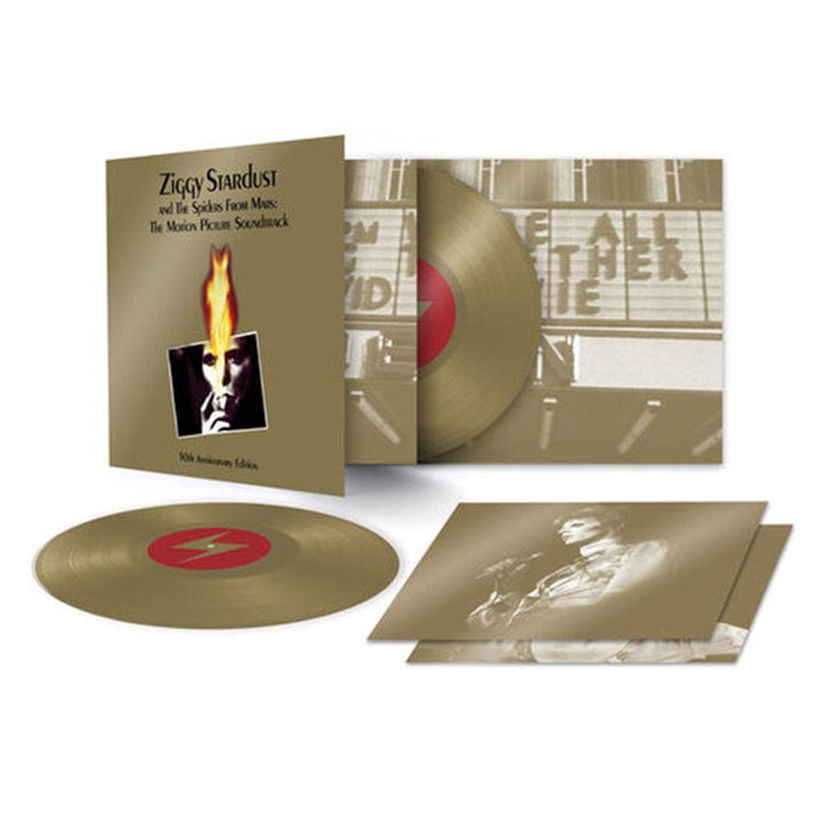 Ziggy Stardust and the Spiders From Mars The Motion Picture Soundtrack (50th Anniversary Gold Edition) 8211 David Bowie Colour Vinyl