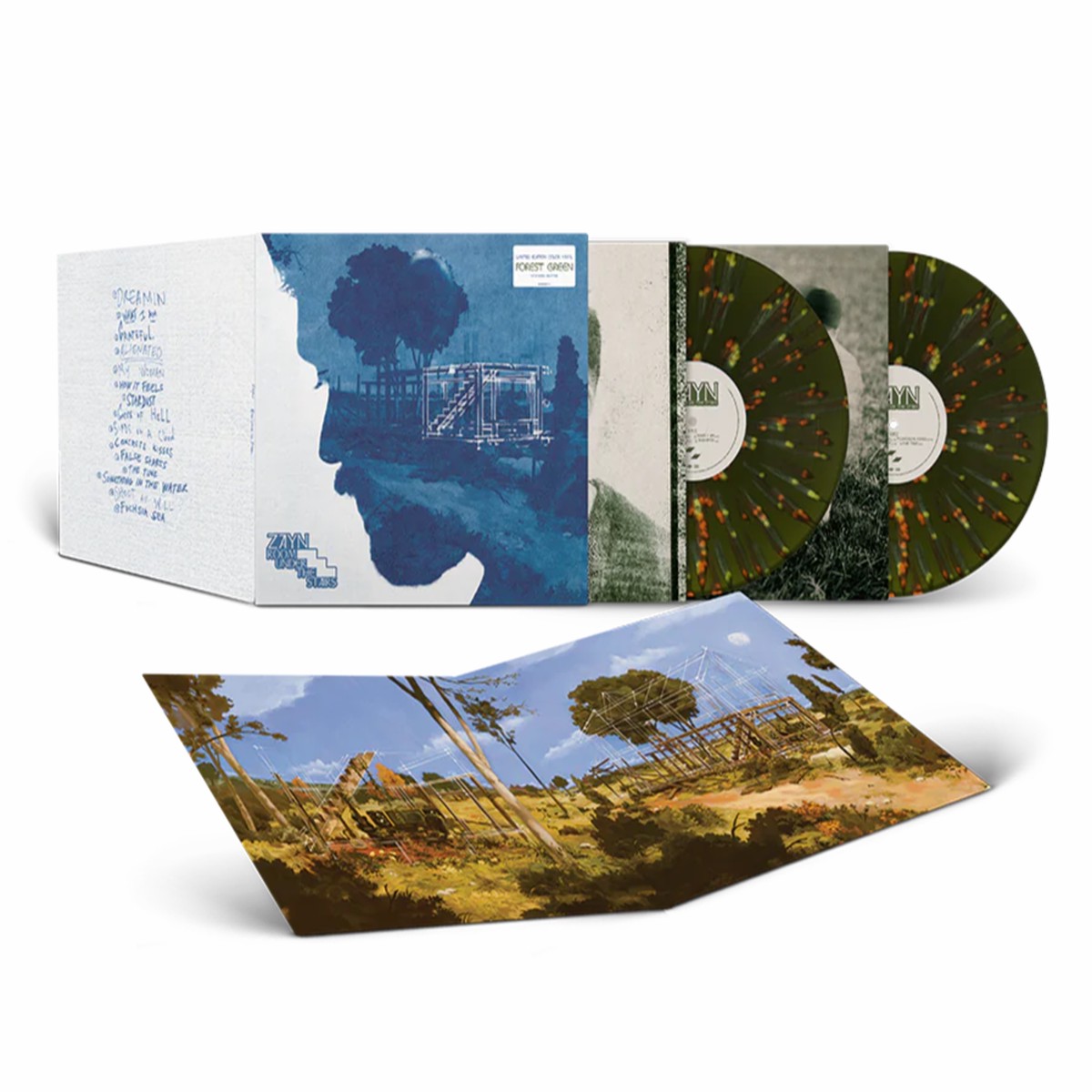 ZAYN Room Under The Stairs (Limited Edition, Forest Green With Neon Splatter Vinyl, 2LP)