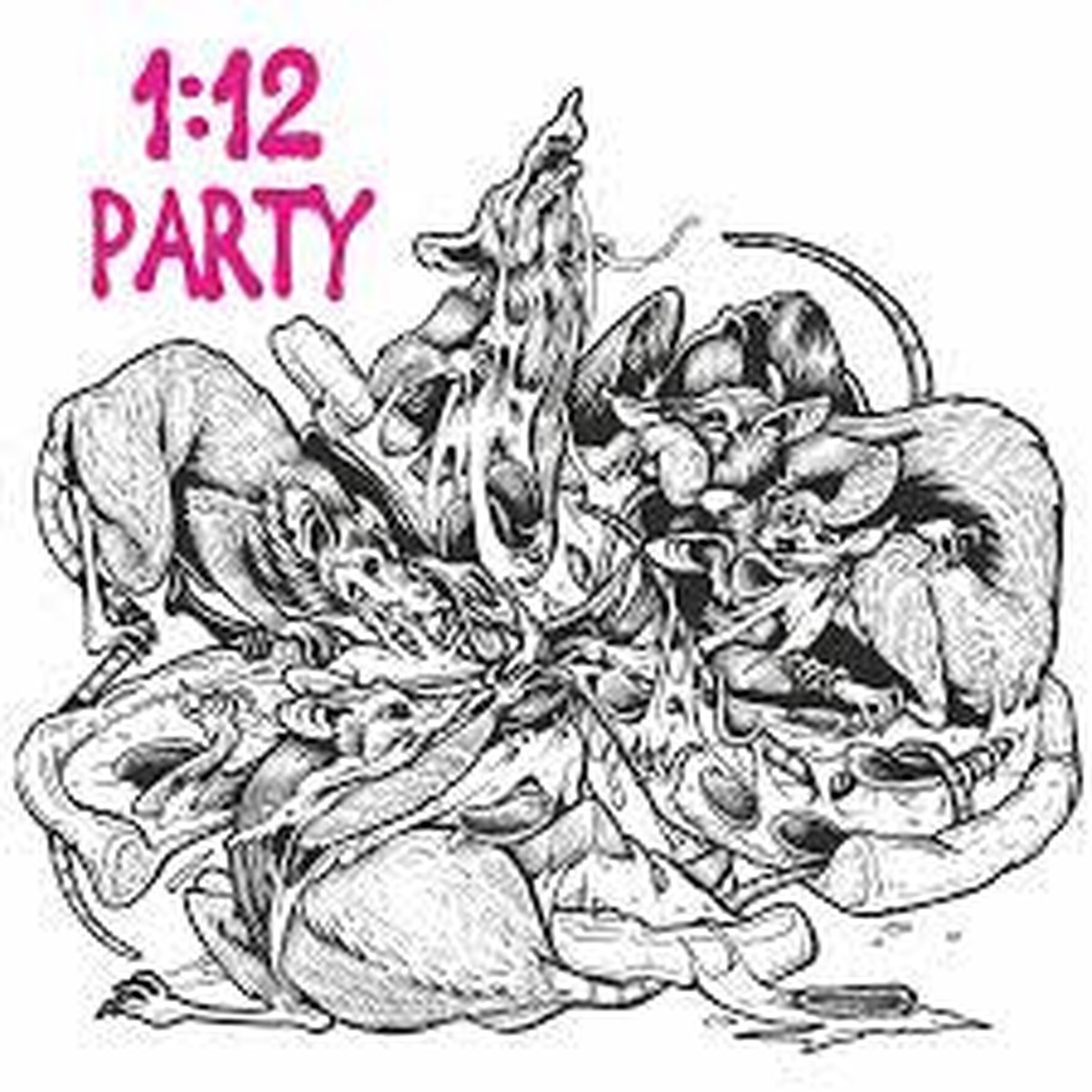 1:12 PARTY-VARIOUS ARTISTS CLEAR VINYL LP
